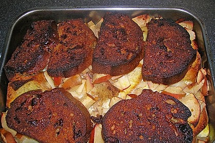 S&uuml;&szlig;er Brotauflauf  (Grundrezept + Varianten) 4