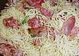 Pasta mit Parmaschinken in Zitronen&ouml;l