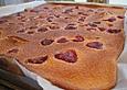 Rhabarberblechkuchen mit Mascarpone