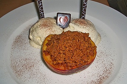 Gegrillter Pfirsich mit Amarettini 9