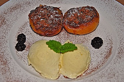 Gegrillter Pfirsich mit Amarettini 8