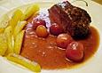 Kirschsauce zu Rindersteak