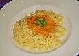 Spaghetti bzw. Nudeln mit roter Gorgonzolaso&szlig;e