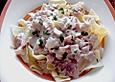 Pappardelle mit Schinken auf australische Art
