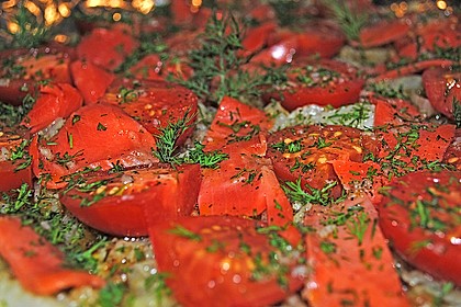 Marinierter Fenchel mit R&auml;ucherlachs und Kirschtomaten 14