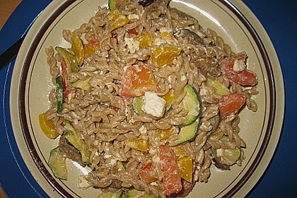 Gem&uuml;se - Vollkornnudelpfanne 8