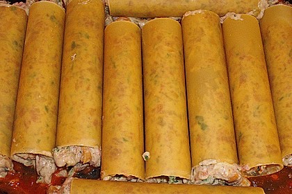 Cannelloni mit F&uuml;llung aus Entenbrust und Pilzen 3