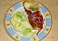 &Uuml;berbackener Fenchel in Tomatensauce