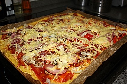 Polenta - Pizza mit Gem&uuml;se 2