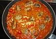Hackfleischb&auml;llchen mit Zitronenschale in Tomatensauce