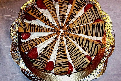Erdbeer - F&auml;chertorte