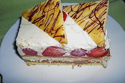 Erdbeer - F&auml;chertorte 1