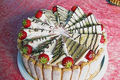 Erdbeer - F&auml;chertorte 2