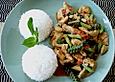 Stir - Fried Spicy Chicken with Green Peppercorns