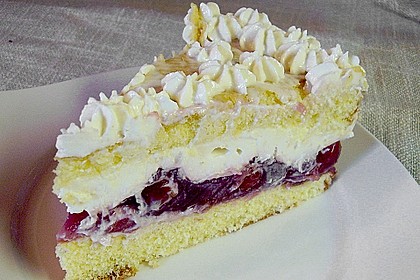 Kirsch - Mascarpone - Biskuittorte 1