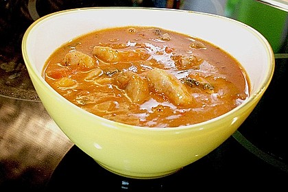 Urmelis Rotwein - Pilz - Tomaten - Sauce mit Filetst&uuml;ckchen