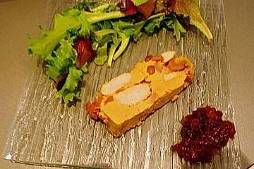 Entenleberpastete mit Pilzen