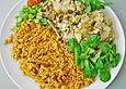 Fisch mit Tarator und Bulgur