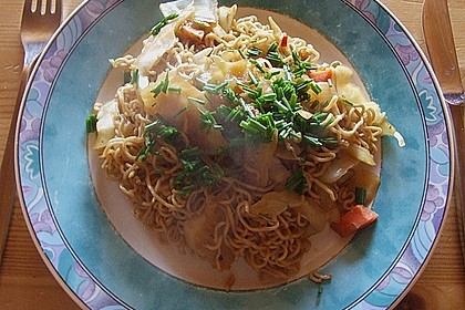 Asia - Bratnudeln mit Rindfleisch