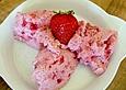 Leichte Erdbeermousse