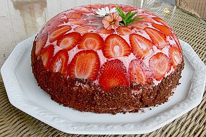 Erdbeerjoghurt - Kuppeltorte