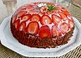 Erdbeerjoghurt - Kuppeltorte