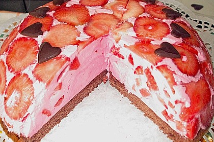 Erdbeerjoghurt - Kuppeltorte 6