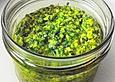 Pesto mit B&auml;rlauch und Mandeln