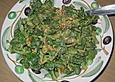 Feldsalat mit gehackten Waln&uuml;ssen