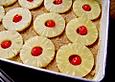 Umgest&uuml;rzter Ananaskuchen
