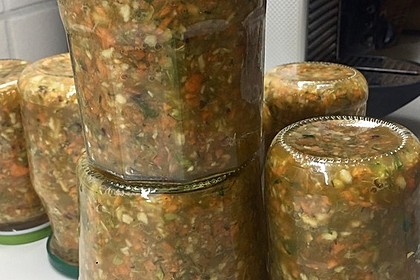 Eingesalzenes Gemüse für Gemüsebrühe 5