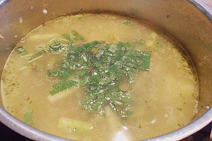 Kartoffel - gr&uuml;ner Spargel - Suppe 2