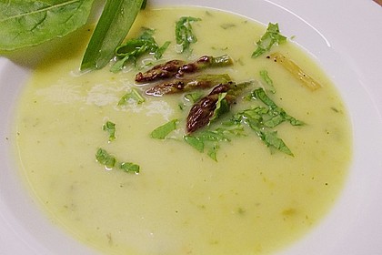 Kartoffel - gr&uuml;ner Spargel - Suppe 3