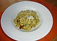 Spaghetti mit Pestosahne und Tomaten