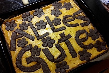 Russischer Zupfkuchen vom Blech für den Kindergeburtstag 50