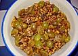 Knoblauch - Trauben - Nuss Salat