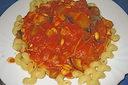 Nudeln mit Tomaten - Gem&uuml;sesauce 3