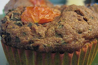 Zucchini - Kr&auml;uter - Roggen - Muffins