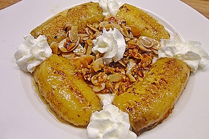 Bananen in Rum - Nuss - Sauce