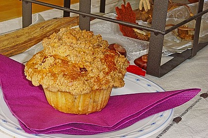 Amerikanische Blaubeermuffins mit Zimtkruste 9