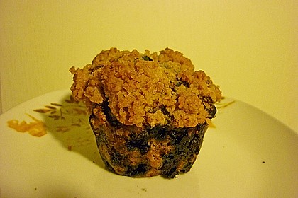 Amerikanische Blaubeermuffins mit Zimtkruste 40