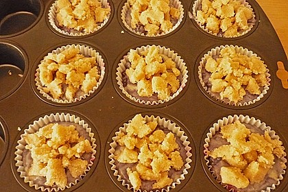Amerikanische Blaubeermuffins mit Zimtkruste 49