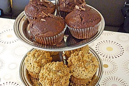 Amerikanische Blaubeermuffins mit Zimtkruste 4