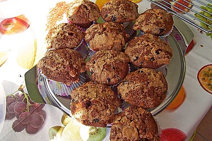 Amerikanische Blaubeermuffins mit Zimtkruste 39
