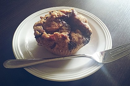 Amerikanische Blaubeermuffins mit Zimtkruste 37