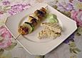 Bunte Grillspie&szlig;e mit Tzatziki