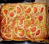 Focaccia mit Cocktailtomaten (Bild)