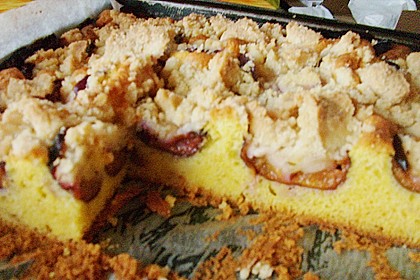 Pflaumenkuchen mit Streuseln 1