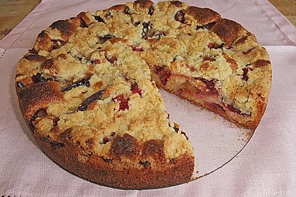 Pflaumenkuchen mit Streuseln 8
