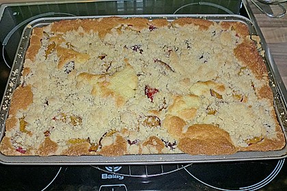Pflaumenkuchen mit Streuseln 30